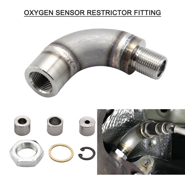 Meterk Universal Stainless Steel JStyle Oxygen Sensor Restrictor