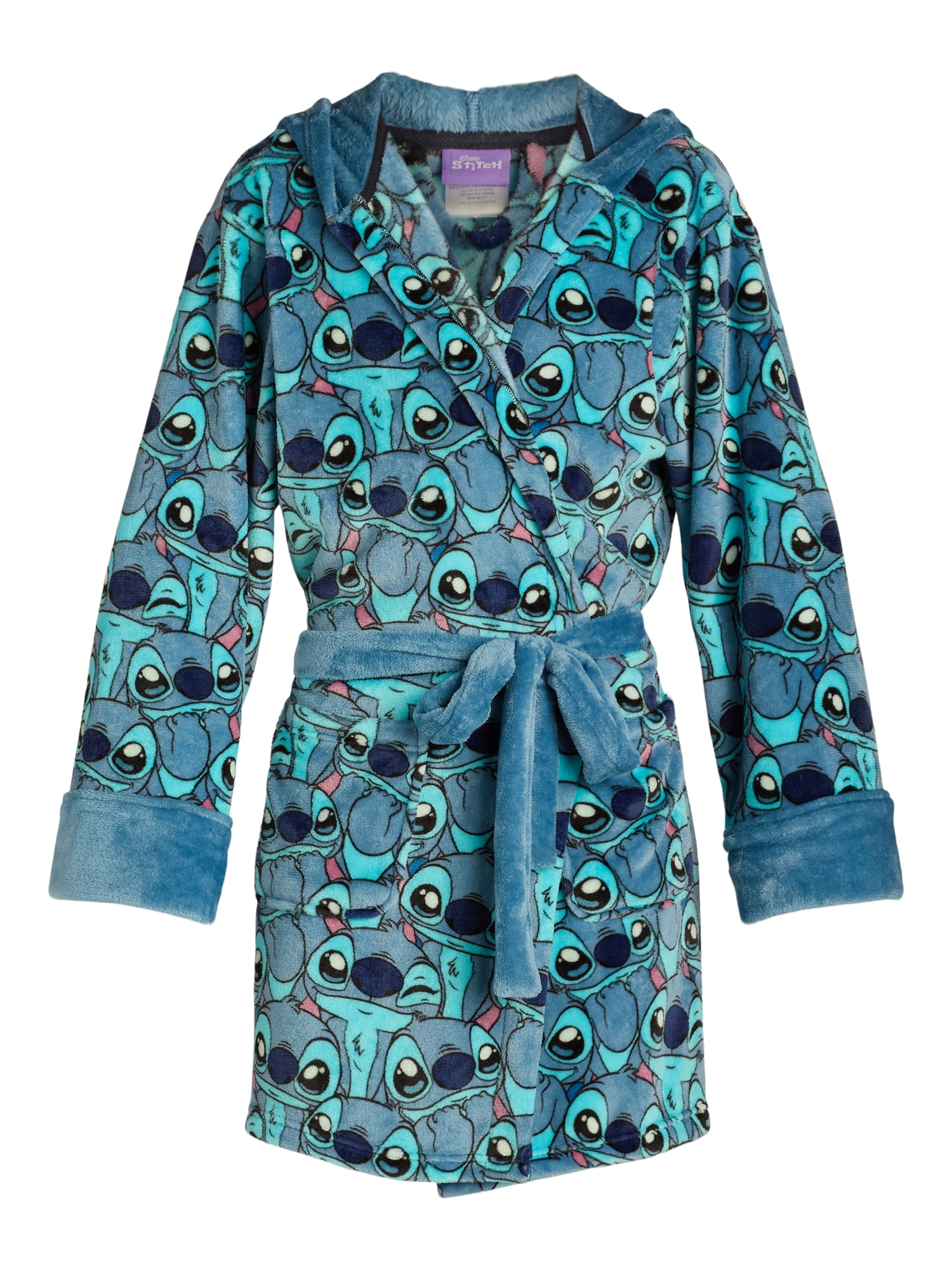 Disney Men's Stitch Superminky Robe, Sizes S-XL