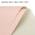 thumbnail image 2 of Double Sided Color Flower Wrapping Paper Milk White+Pink 22.8"x22.8" Waterproof 20 Pack, 2 of 7