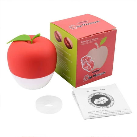 Lip Plumper Cherry Green Double or Red Single Lobbed Lips Pump Device Sexy Mouth Beauty Quick Lip Plumper Enhancer Specification:Red ()