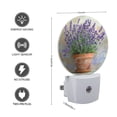 thumbnail image 3 of Night Light Plug into Wall,Dusk to Dawn Sensor Auto-On/Off for Bathroom, Hallway,Kids Room-Potted Lavender Plant With Purple Flowers, 3 of 4