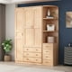 thumbnail image 3 of Detachable Bedroom Wardrobes Large Heavy Cupboard Clothes Wardrobes Duty Wardrobe Szafa Tekstylna Na Ubrania Hotel Furniture My Lux Decor Round, 3 of 34