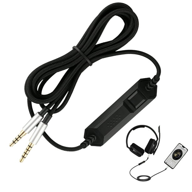 Audio Cable Eeekit Replacement Headsets Cord Lead Audio Cable Compatible With Astro A10 A30 A40 A50 Gaming Headset To Xbox One Playstation 4 Ps4 Switch Most Smartphones Mixamp 6 5 Feet Walmart Com