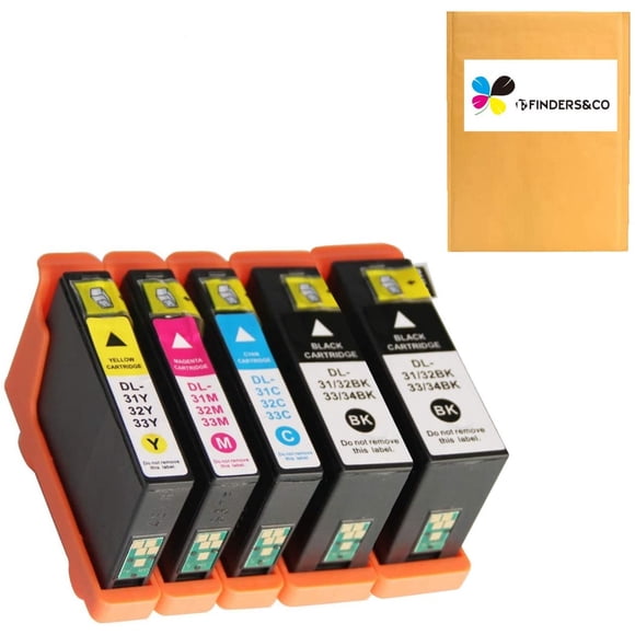 Cartuchos de tinta compatible F FINDERSyCO para Dell Series 31 32 33 34
