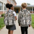 thumbnail image 5 of Whosucclay Tree & Leaf Camouflage Pattern 17 Inch School Bookbag, Students Backpack for Boys Girls, Lightweight Large Capacity Daypack for Elementary School College, 5 of 8