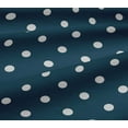 thumbnail image 6 of oneOone Viscose Jersey Teal Blue Fabric Polka Sewing Craft Projects Fabric Prints By Yard 60 Inch Wide, 6 of 7