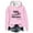 Pink, variant on Fashion Womens Solid Casual Long Sleeve Ladies Loose Hooded Sweatshirts Blouse Pink M