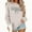 Beige, variant on Womens Sweatshirts Casual Cored Corduroy Pullover Tops Oversized Long Sleeve Crewneck Shirts