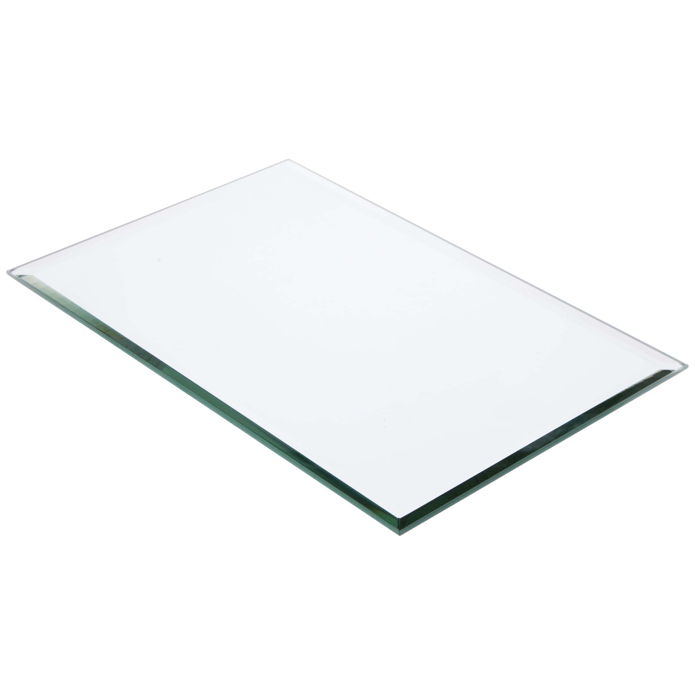 6 inch x 9 inch Plymor Rectangle 5mm Beveled Glass Mirror Pack of 3 