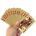 thumbnail image 3 of Gold Deck of Cards, Gold Playing Cards, Gold Waterproof Playing Cards, Poker Cards, Deck of Waterproof Cards, Washable Flexible, Use for Party and Game, 3 of 9