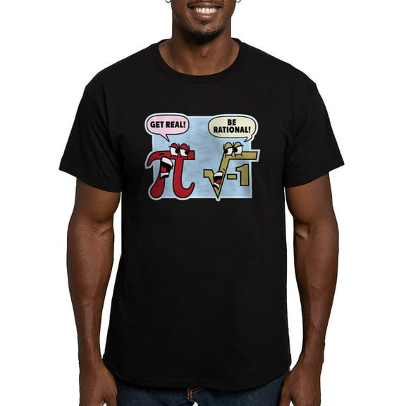 CafePress - Get Real Be Rational T Shirt - Men's Fitted T-Shirt