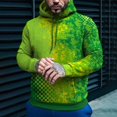 thumbnail image 1 of Men Pullover Hoodies Hooded Sweatshirts Long Sleeve Baggy Jumper Activewear Tops, 1 of 8