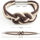 thumbnail image 5 of Hebilla de cortina magnética de cuerda de algodón 2pcs - Café oscuro + Beige Adepaton LRWJ843-5, 5 of 7