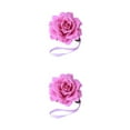 thumbnail image 1 of QualitChoice Curtain Tieback Punch-free Stylish Flower Shape Decorative Replacement Home Buckle Fastener Ornament Accessories Purple 2PCS, 1 of 6