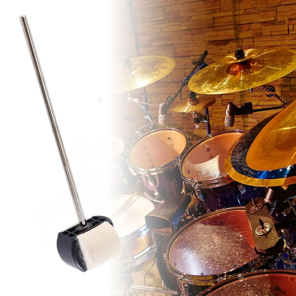 Feutre Grosse Caisse Batteur Pédale Maillet Instrument De Percussion Accessoire Durable Et Tête