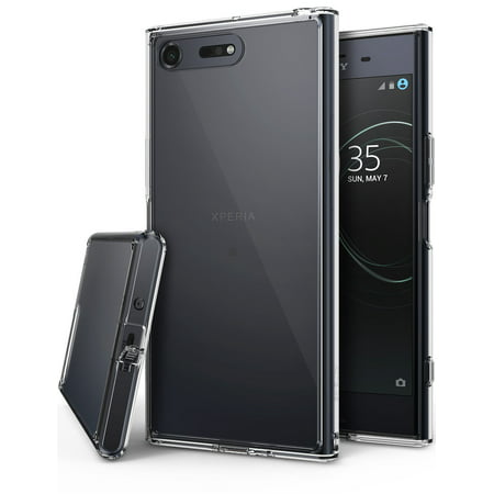 Sony Xperia XZ Premium Case, Ringke [FUSION] Crystal Clear PC Back TPU Bumper [Drop Protection] Raised Bezels Protective Cover - (Best Case For Xperia Xz Premium)