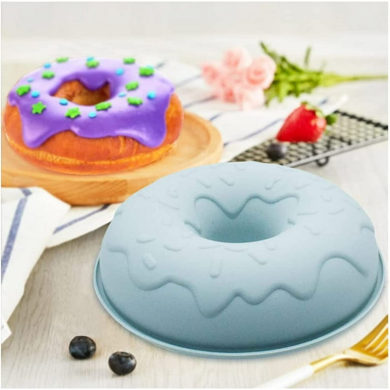 Pink Bundt Pan Bundt Cake Pan Nonstick 8-Inch Silicone Donut Pan