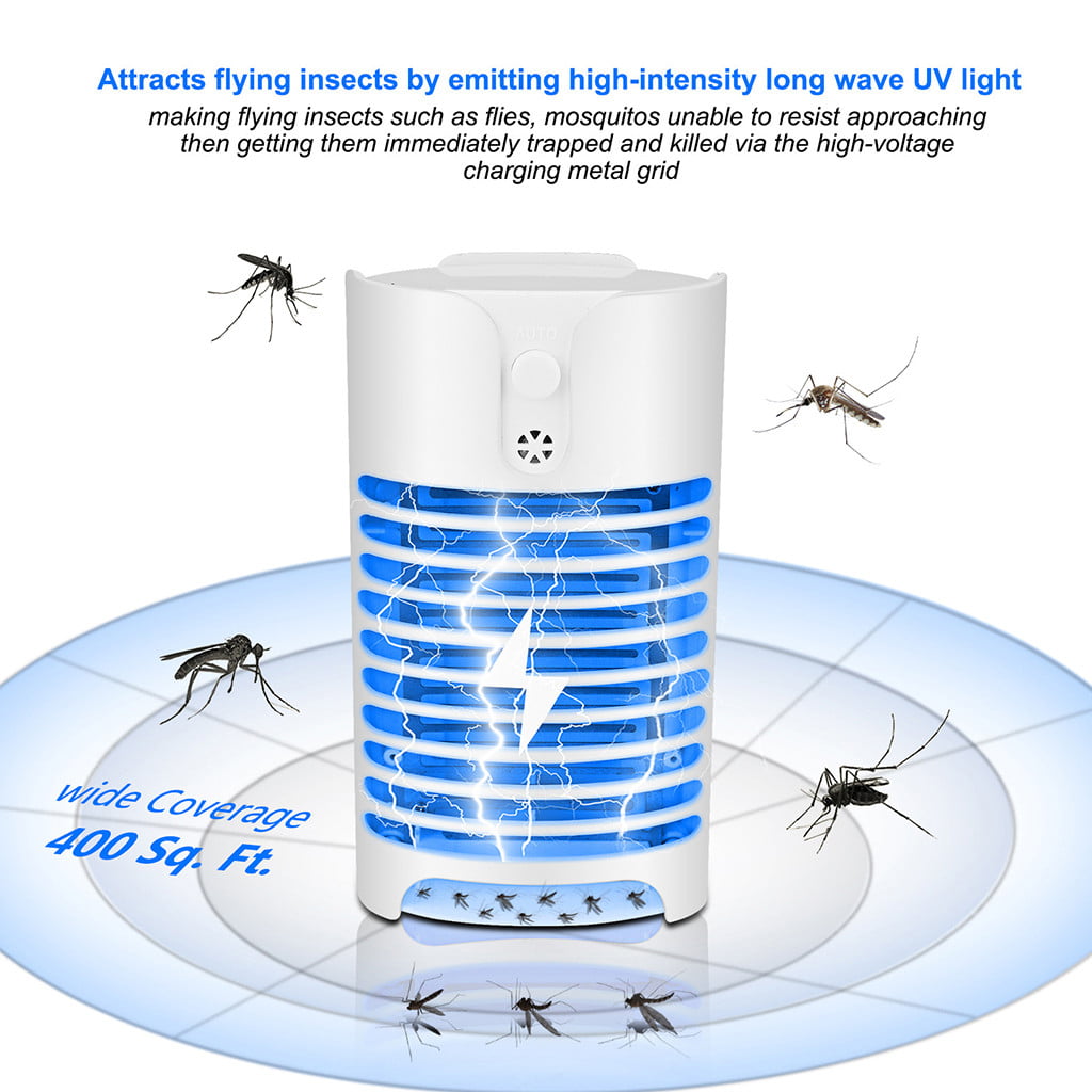 Electric Fly Bug Zapper Mosquito Insect Killer Pest Control LED Light Trap Lamp 