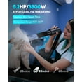 EGFKI Dog Dryer, 5.2HP/ 3800W Pet Grooming High Velocity Force Blower