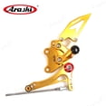 thumbnail image 6 of Arashi (Version 2.0) Adjustable Rearsets for Kawasaki Ninja 300 EX300B ABS / EX300A / EX300 ABS / EX300A / SE 2013 - 2017 Motorcycle Accessories Foot Pegs Footrests Rear Set Gold 2009 2014 2015 2016, 6 of 6
