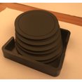 thumbnail image 1 of Posavasos Posavasos Antideslizantes, Juego de 6 Almohadillas Redondas de Silicona Negras para Tazas, Posavasos para Bar, Café, Bebidas en el hogar y al Aire Libre, Negro, 1 of 1