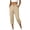 Khaki Pant, variant on Kvture Womens Cargo Capris Pants Elastic Waist Hiking Pants Summer Casual Holiday Pants with Pockets Khaki Pant M