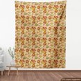 thumbnail image 3 of Vintage Airplane Upholstery Fabric by the Yard, Hand Drawn Aviation Themed Abstract Crafts Balloon and Planes, Decorative Fabric for DIY and Home Accents, 1 Yard, Pale Brown Red Yellow by Ambesonne, 3 of 4