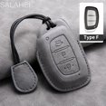 thumbnail image 3 of Funda para llave inteligente de coche para Hyundai ix35 i40 i20 i10 Tucson Elantra Creta Sonata Ioniq Accent Creata con 3 botones y mando a distancia, cubierta completa, 3 of 5