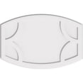 thumbnail image 1 of Ekena Millwork CMP28X18KY 18,62 x 28 Pouces Rectangle Kailey Architectural Grade PVC Contemporain Médaillon de Plafond, 1 of 11