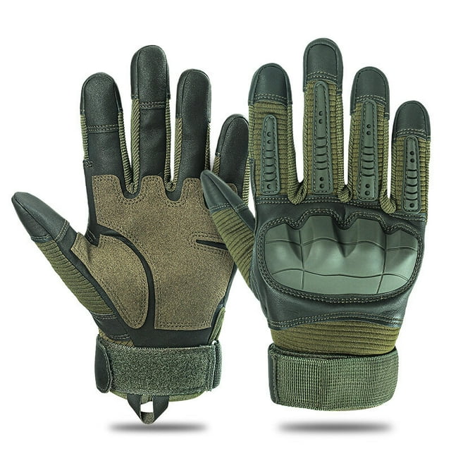 Guantes tácticos de dedo completo para deportes al aire libre, montañismo, protección antideslizante, para montar en motocicleta, pantalla táctil, guantes para adultos