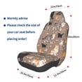 thumbnail image 5 of Cat Pattern Car Seat Covers Stretch Car Seat Protectors Universal Fit, 5 of 7
