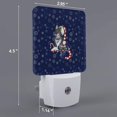 thumbnail image 3 of Night Light Plug in LED Lamp Automatic Sensor Night Lights Plug into Wall Western Texas Star Rustic Wood Farm Pattern Bedroom Hallway Bright Decor Square Dim FYBTO s for Kids Children Girl, 3 of 4