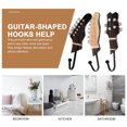 thumbnail image 2 of Miangastore 3Pcs Decorative Resin Guitar Shape Hooks Wall Hook Home Music Decorations, 2 of 9