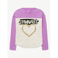 thumbnail image 4 of Justice Girls Long Sleeve Sports Tee, Sizes XS-XLP, 4 of 5