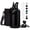 Black, variant on 40oz Insulated Water Bottle with Straw - Flex Cap Lids,Bottle Carrier Bag w/Strap,Carrier Bag,Stainless Steel 40oz Water Bottles, Double Wall Metal Water Flask