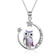 thumbnail image 2 of Collar con Colgante de Búho para Mujer Hjh240117002 | Diseño de Estrella de Diamante con Gotas de Aceite | Joyería de Aleación para Un Uso Cómodo | Accesorio Elegante y Bonito | Regalo para Esposa, N, 2 of 6