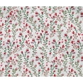 thumbnail image 5 of oneOone Cotton Flex Red Fabric Leaves & Clover Craft Projects Decor Fabric Printed By The Yard 40 Inch Wide, 5 of 5