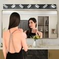 thumbnail image 4 of Miniyam LED Bathroom Vanity Light, 7-Light Modern Wall Lighting Fixtures over Mirror (Cool White), 4 of 8