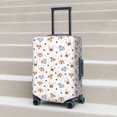 thumbnail image 6 of Fuzoiu Cute Cartoon Dogs Print Suitcase Cover,Washable Luggage Covers for Suitcase,Elastic Luggage Protector Cover,Scratch Resistant Travel Suitcase Covers-X-Large, 6 of 7