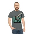 thumbnail image 2 of Astronaut Fishing on The Moon Outer Space. T-Shirt, 2 of 4