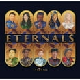 thumbnail image 2 of Girl's Marvel Eternals Golden Portraits Graphic Tee Navy Blue Small, 2 of 4