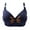 Blue, variant on Lolmot Plus Size Bras for Women Full Coverage Non Padded Wireless Minimizer Bra Push Up Thin Soft Comfort Bra Sleep Bralette Solid Color Powerful Lifting Bra