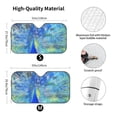 thumbnail image 3 of Disketp Windshield Sun Shade, Car Sun Shade For Front Window Peacock Sunshades Sun Visor Protector Blocks Uv Rays Foldable, 3 of 9