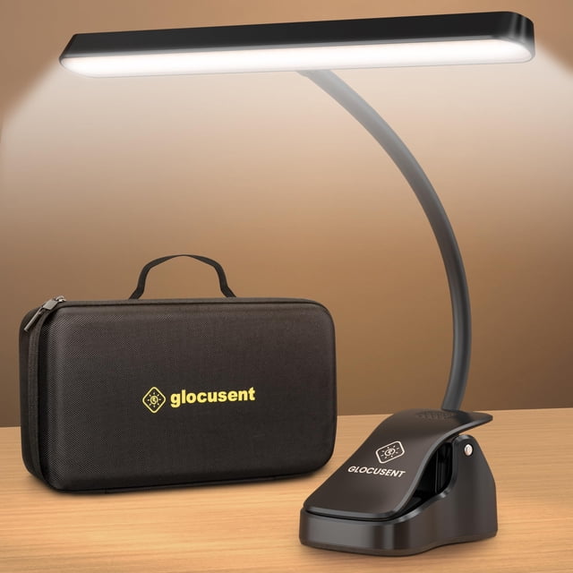 Soporte de música Glocusent 57 LED superbrillante con funda