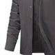 thumbnail image 4 of pstuiky hombres de manga larga, Camisa tipo cárdigan informal de color liso y cálido para hombre, chaqueta, ropa de abrigo, blusa de manga larga con cuello vuelto top de hombre xxxl, 4 of 4