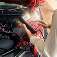 thumbnail image 2 of 12V Car Battery Tester Large Lcd Display Analyzer Vehicle Cranking Charging System Testing Tool Red, 2 of 5