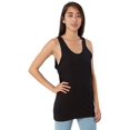 thumbnail image 2 of Fine Jersey Tank, S, Black, 2 of 6