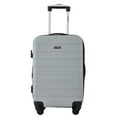 thumbnail image 2 of Wrangler 2-Piece Expandable Rolling Spinner Carry-on Set with Cup Holder, Ultimate Gray, 2 of 12
