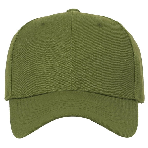 Plain BASEBALL CAP Basic Adjustable Solid Mesh Trucker Summer Sport Hunting Hat (7fc053_Moss Green)