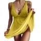 thumbnail image 4 of Camisón de mujer sexy de encaje con tirantes y escote en V para el hogar Pijamas de mujer 5288, 4 of 5